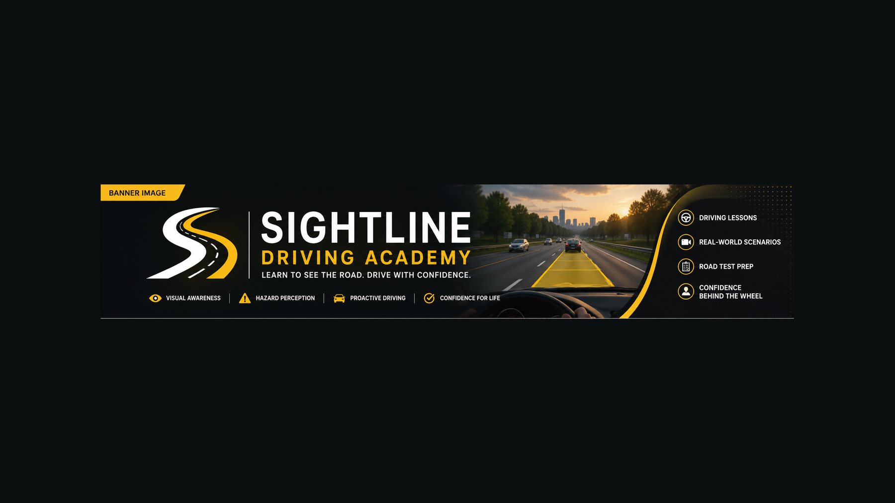 Sightline Driving Academy road visual